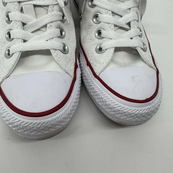 Converse Chuck Taylor All Star Low Top White Canvas Sneakers Women's 6.5 Classic - Picture 4 of 11